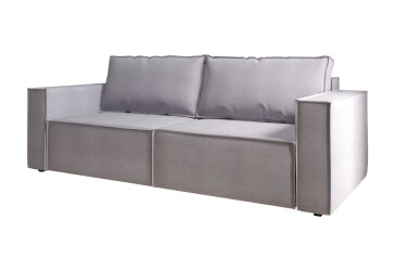 Фото Диван Вика Микадо 242x115 см, светло-серый (Life 24)