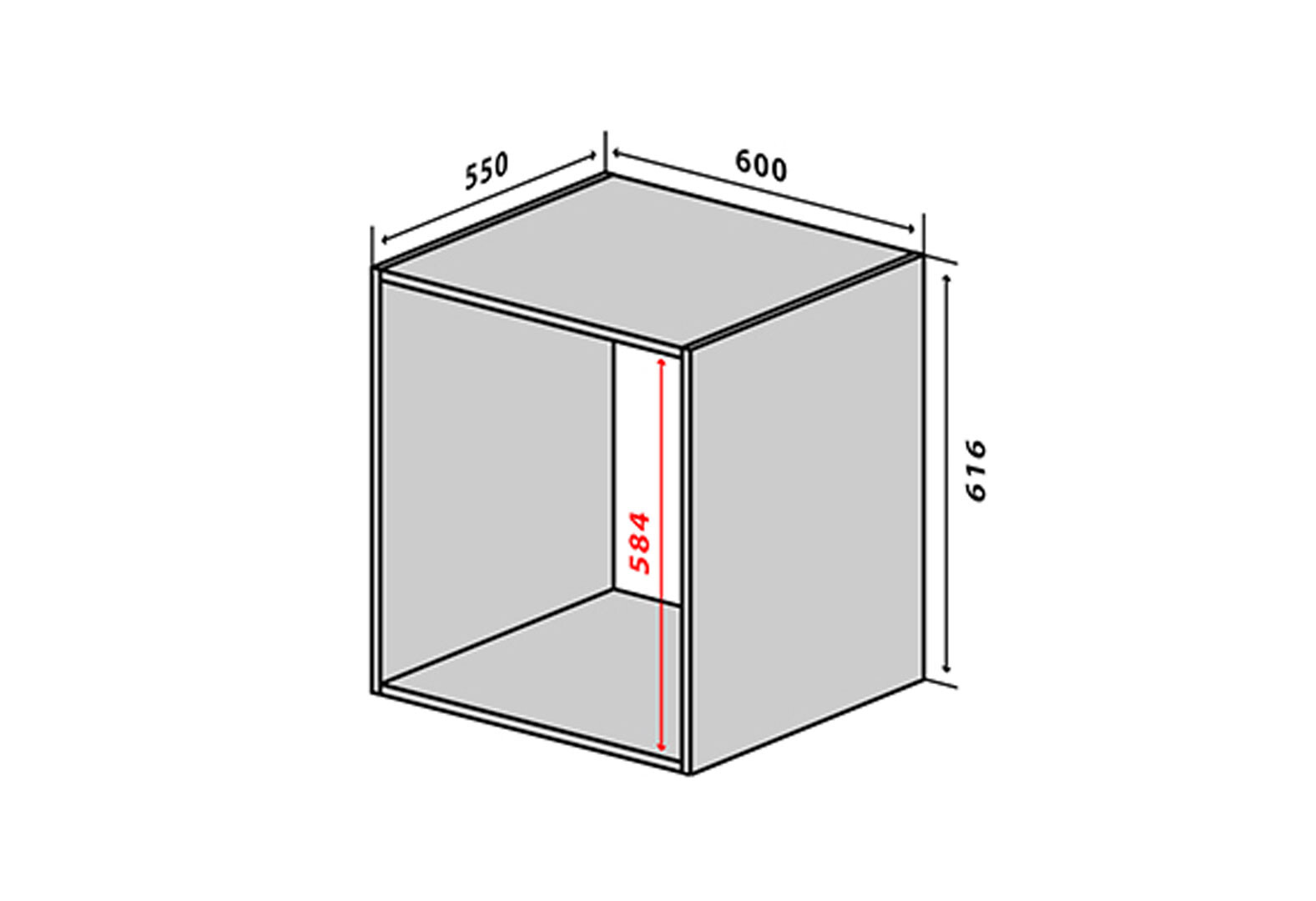Фото 1 - Н38 Тумба надстройка Моно Luxe Вип-Мастер