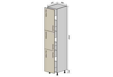 Фото Н40 Пенал 40х234 Моно Luxe Вип-Мастер