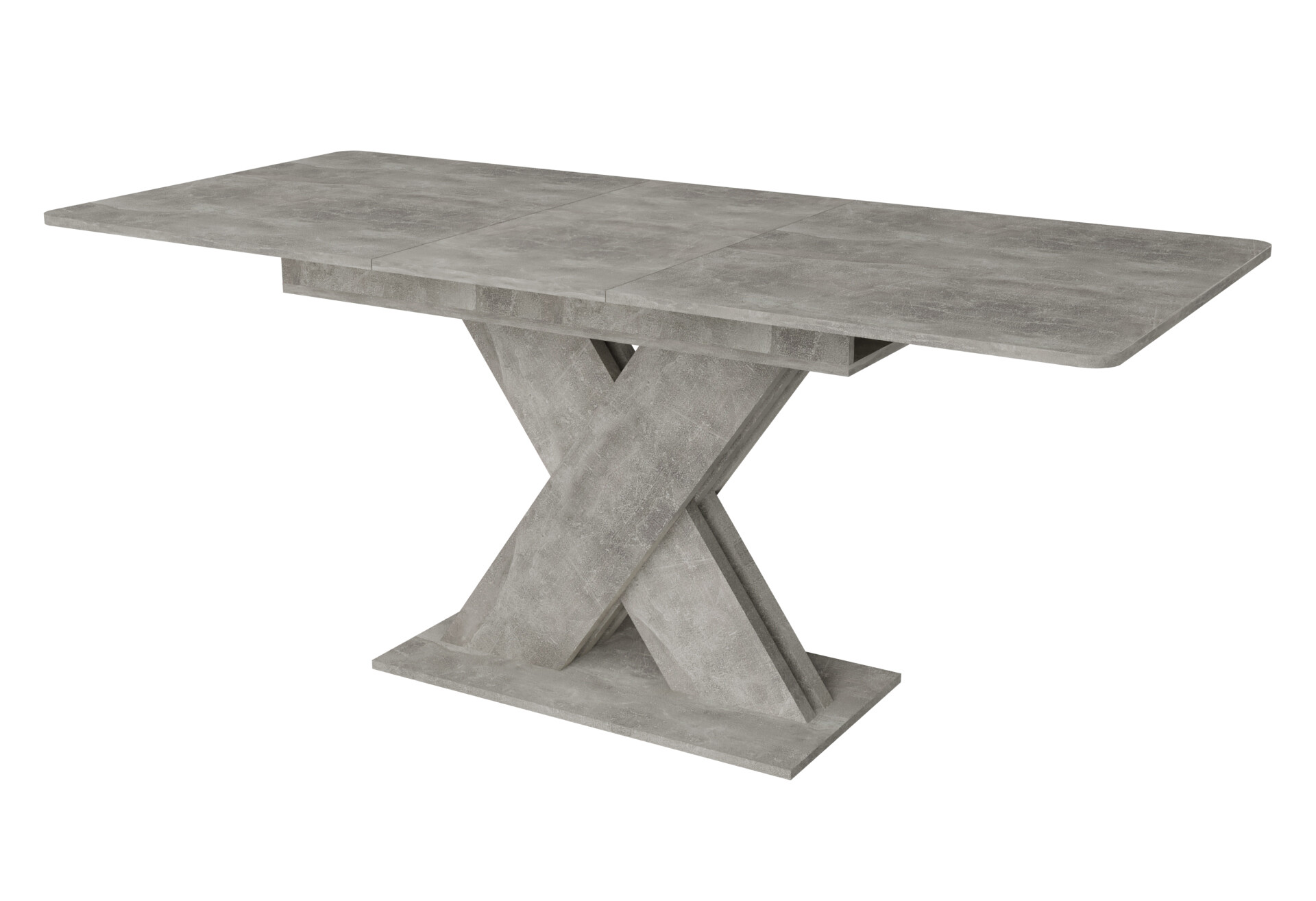 Фото 5 - Стол обеденный Неман Вито 140x80 см раскладной, бетон