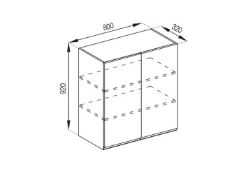 Фото В 80 (h-920) Влада Світ Меблів