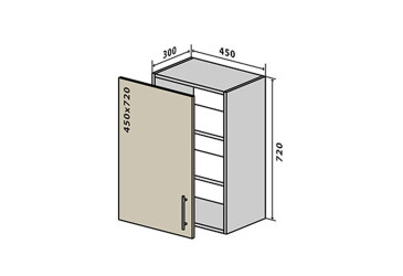 Фото В4 Тумба 1Д 45 Бета Люкс Вип-Мастер