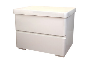 Фото Тумба приліжкова Arbor Drev Регіна з 2 шухлядами 50 см білий бук