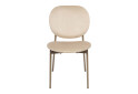 Фото 2 - Стілець кухонний Bjorn Карл 47x62x88 см м'який, бежевий Magic Velvet 2201, опора мокко