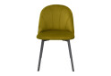 Фото 2 - Стілець кухонний Bjorn Свен 50x52x80 см м'який, зелений Velluto 9, опора сіра