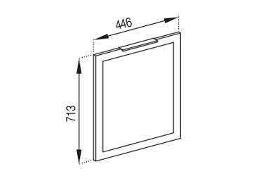 Фото Фасад под посудомойку Ф 45 ПМ Анна Svit Mebliv
