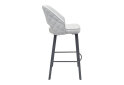 Изображение 4 - Стул барный Bjorn Андре В 51x60x105 см, серый Solid 83, опора серая