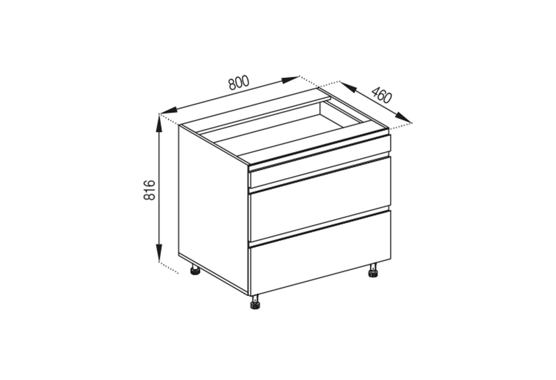 Фото Н 80 3Ш (1+2) LUX Милана Svit Mebliv
