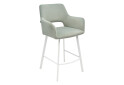 Фото 3 - Стул полубарный Bjorn Старк РВ 59x57x97 см, серый Riviera 34, опора белая
