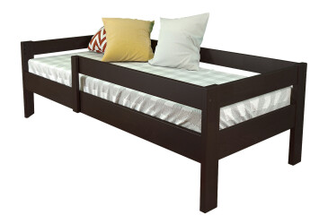 Фото Ліжко Arbor Drev Альф (без шухляд) 90х200, бук, венге