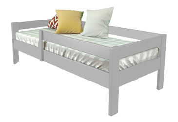 Фото Ліжко Arbor Drev Альф (без шухляд) 90х200, сосна, сірий