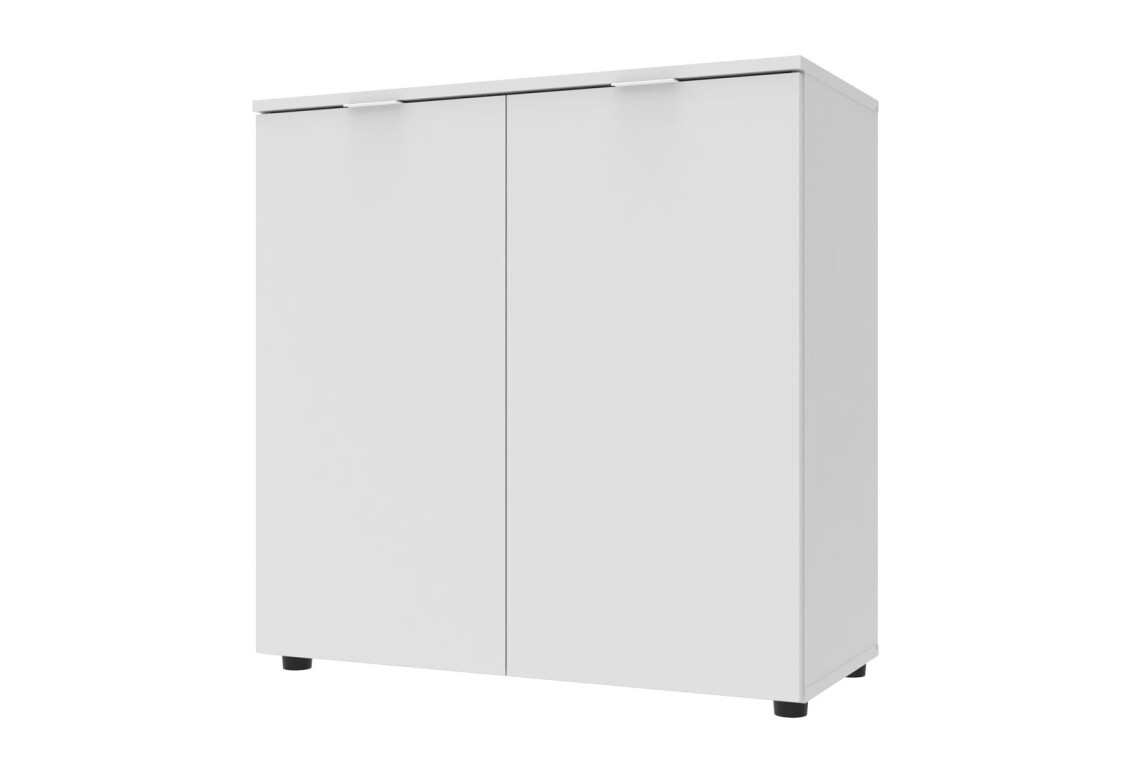 Фото Комод Doros Рон 3 2-дверный 80 см Белый