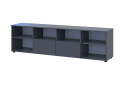 Фото 5 - Тумба под ТВ Doros Рон 4 с 2 ящиками, 2 дверками и полками 180 см Графит
