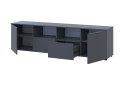 Фото 7 - Тумба под ТВ Doros Рон 4 с 2 ящиками, 2 дверками и полками 180 см Графит
