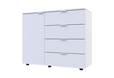 Фото Комод Doros GС1 1-дверный с 4 ящиками 100 см Белый