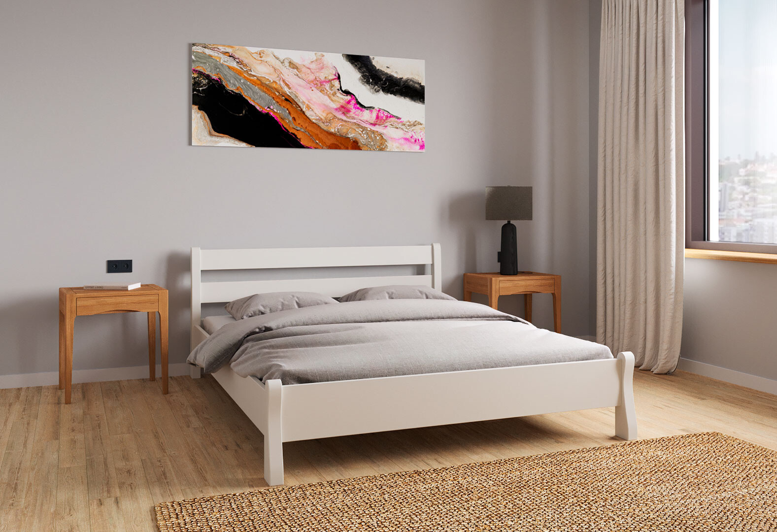 Фото 3 - Кровать Арбор Древ Венеция 160х190, сосна, белый