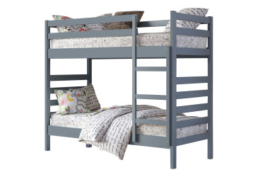 Фото Ліжко двоярусне Arbor Drev Ріо 90х190, бук, сірий