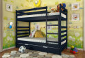 Image 2 - Ліжко двоярусне Arbor Drev Ріо 90х190, сосна, венге магія
