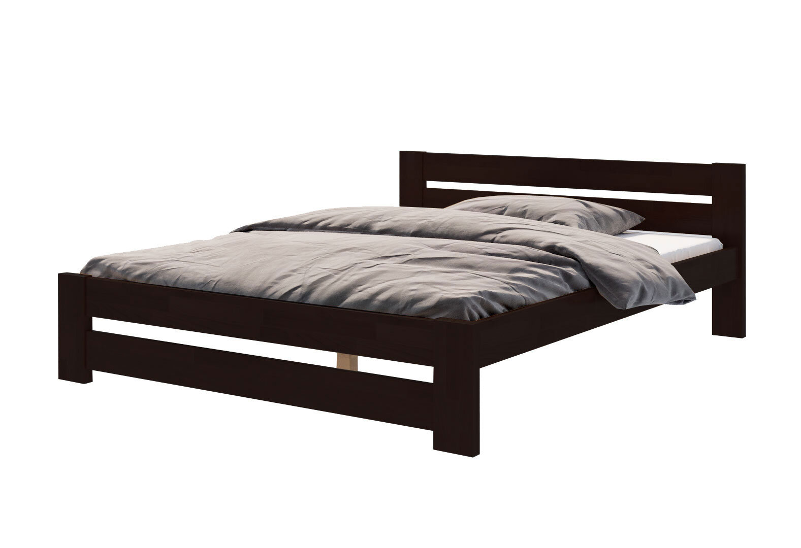 Фото 1 - Ліжко Arbor Drev Симфонія 120х200, сосна, венге