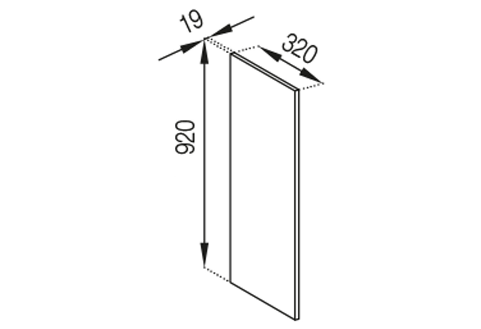 Фото 1 - В панель (h-920) Тина Svit Mebliv
