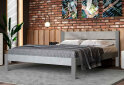 Image 2 - Кровать Arbor Drev Лофт 2 (ДСП бетон) 180х200, сосна, серый