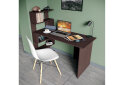Image 2 - Стол письменный Moreli ST0024 142x60 см с боковыми полками слева венге магия