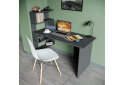 Image 3 - Стол письменный Moreli ST0024 142x60 см с боковыми полками слева антрацит