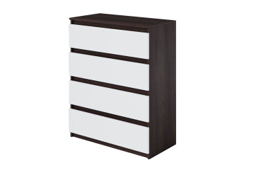 Фото Комод Moreli Минимал (Т215) с ящиками 80 см венге магия / белый