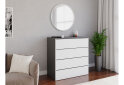 Image 2 - Комод Moreli Грант (ТХ04) з шухлядами 100 см антрацит / білий