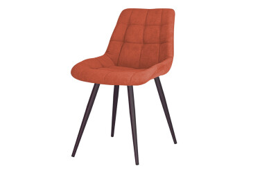 Фото Стул кухонный Новый Стиль Nicole HN Black (Box-2) SQR 53x56x86 см мягкий / комплект 2шт Обивка: soro_51