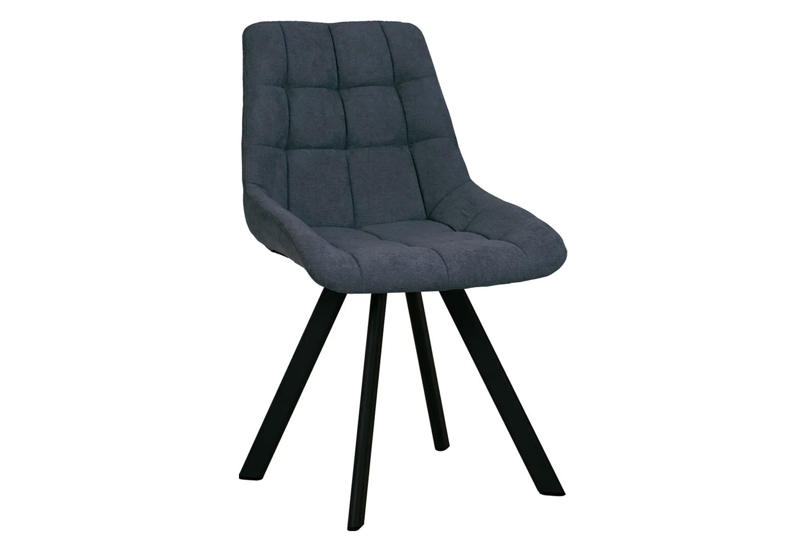 Фото 2 - Стілець кухонний Новий Стиль Nicole 4L Black SQR (Box-2) 57x53x87 см м'який / комплект 2шт soro_95