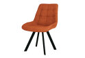 Зображення 1 - Стілець кухонний Новий Стиль Nicole 4L Black SQR (Box-2) 57x53x87 см м'який / комплект 2шт soro_51