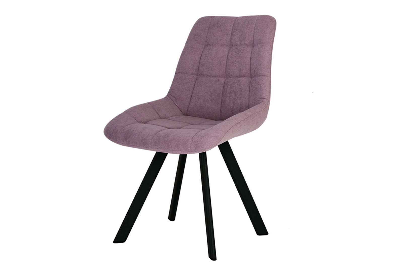 Фото 1 - Стілець кухонний Новий Стиль Nicole 4L Black SQR (Box-2) 57x53x87 см м'який / комплект 2шт soro_65