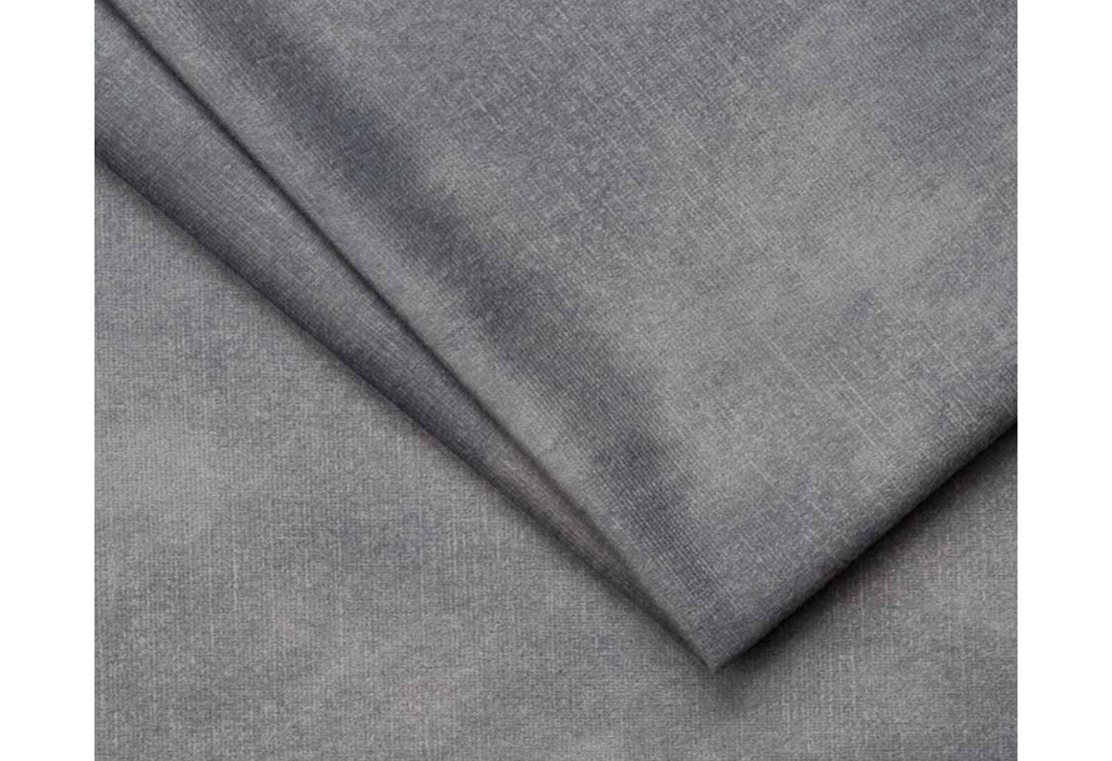 Фото 2 - Стул кухонный Новый Стиль Nicole 4L Black SQR (Box-2) 57x53x87 см мягкий / комплект 2шт Обивка: Palladium 15 Moon Mist
