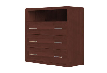 Фото Комод Arbor Drev Глорія з 3 шухлядами і полицею 97 см бук, яблуня локарно