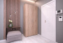 Image 2 - Шкаф Moreli ST0009 со штангой 2-дверный 100 см дуб сонома