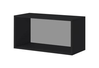 Фото Шкафчик навесной открытый МироМарк Бокс Секция-11 70 см Цвет корпуса: черный