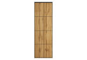 Image 1 - Фасад Вип-Мастер Ф-740 ДСП Lines 2400 мм, Дуб аппалачи, профиль loft (матовый черный)