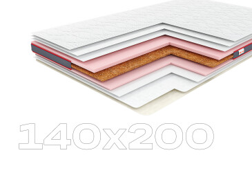 Фото Матрац Футон Aero Cocos 140х200 Come-for