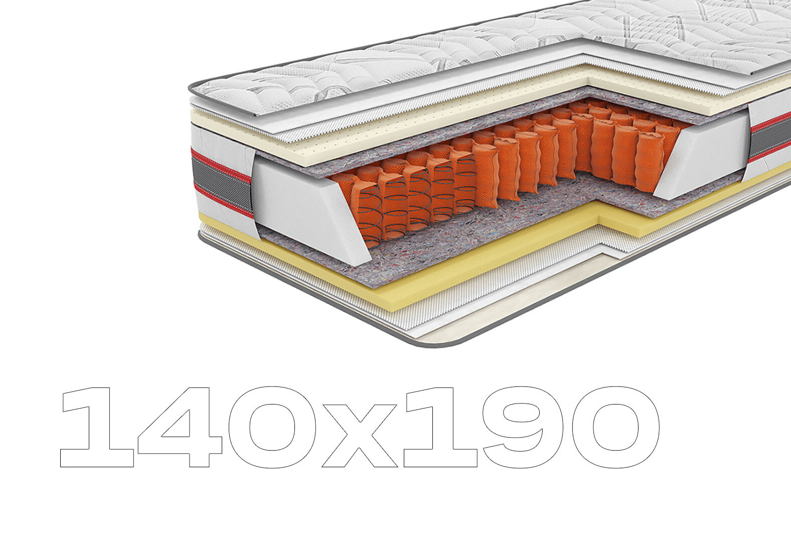 Фото 1 - Матрац Ірідіум (серія Extra) 140х190 Come-for