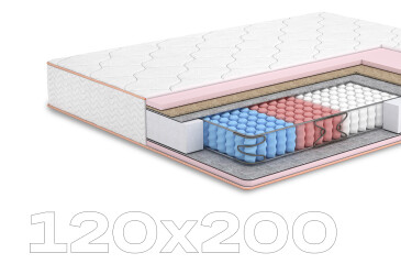 Фото Матрац Камелія+кокос двосторонній (колекція Butterfly) 120х200 Matroluxe
