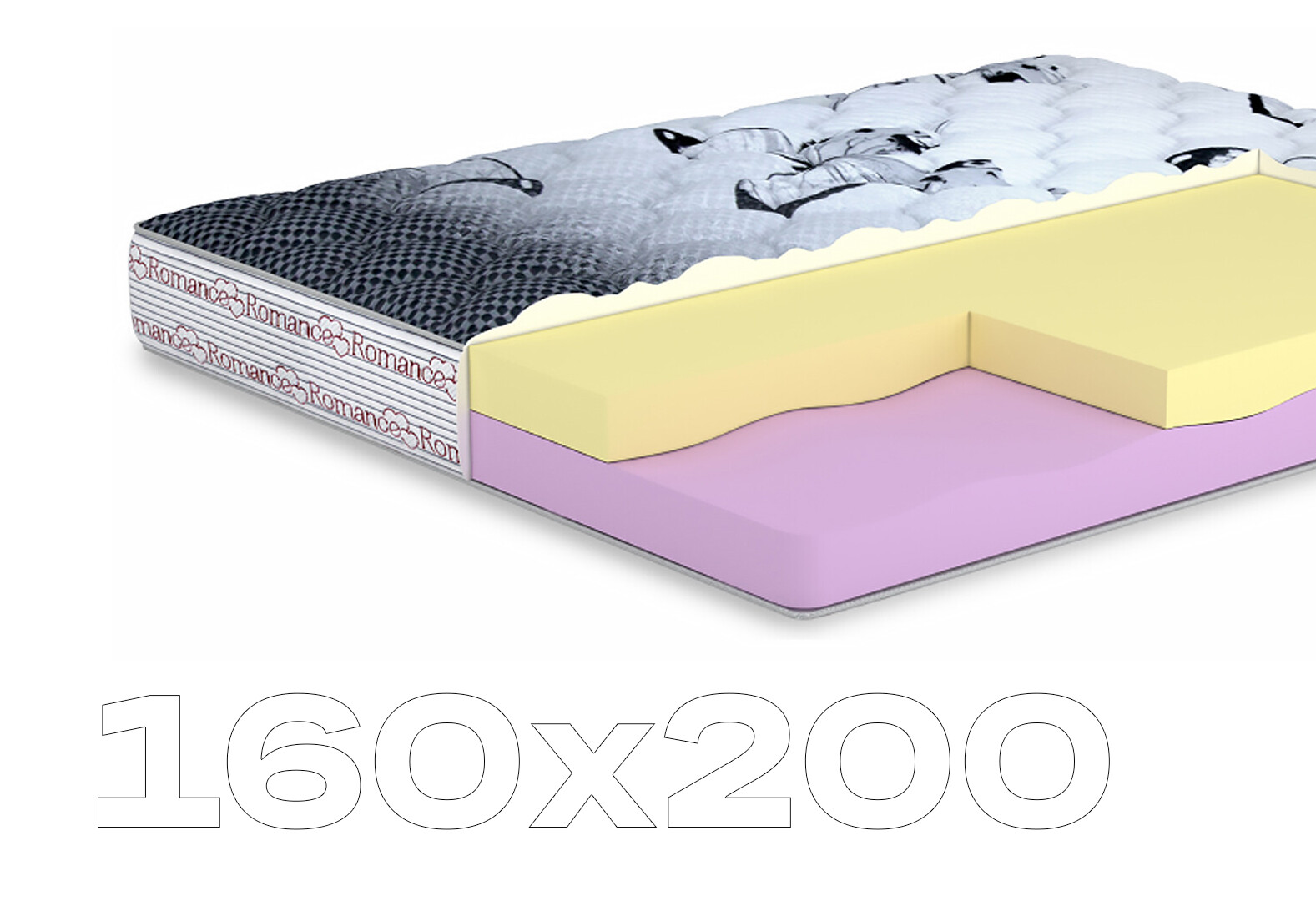 Фото 1 - Матрас Делайт / Delight (серия Романс) 160х200 Матролюкс