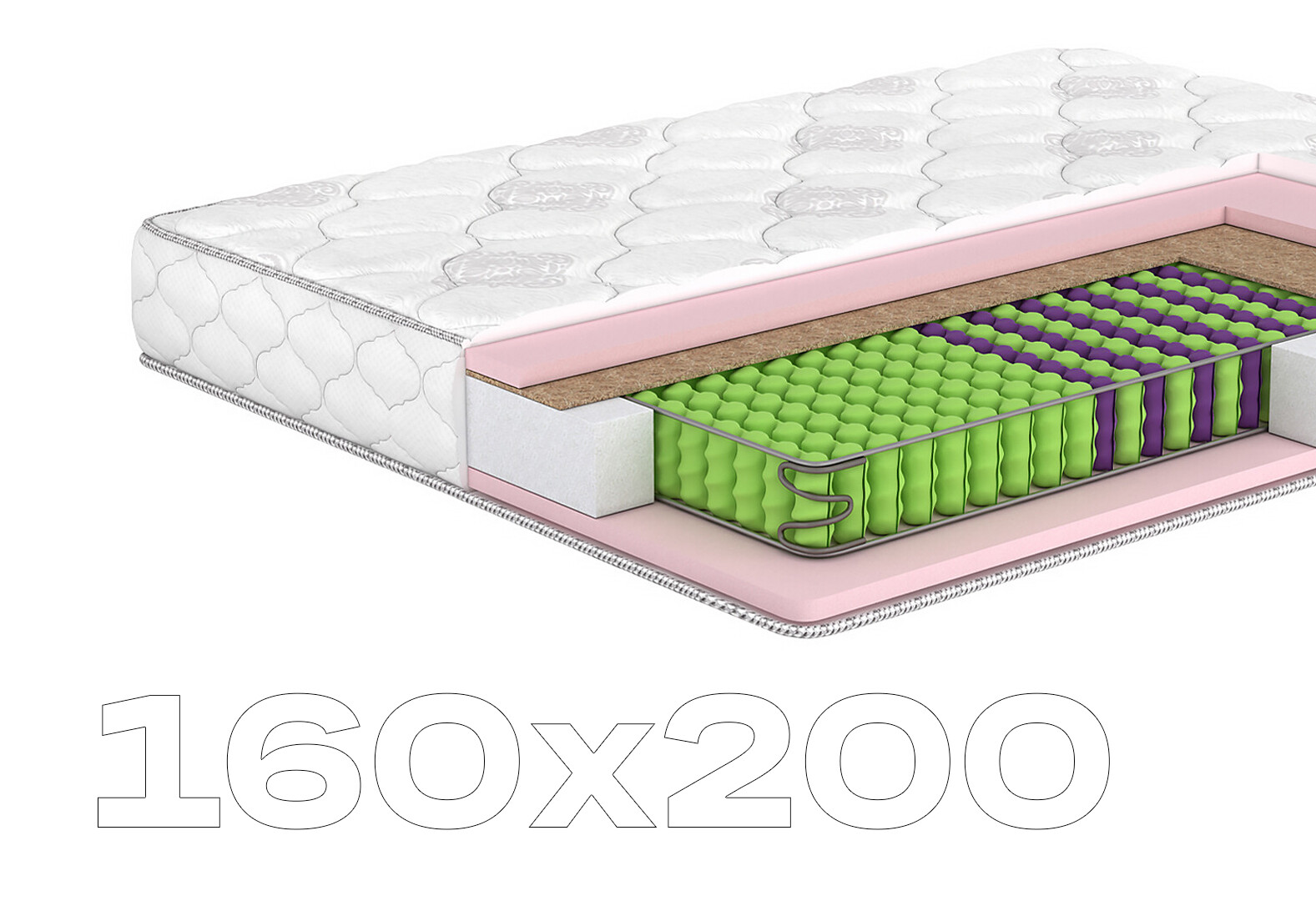 Фото 1 - Матрас Моника / Monika (серия Home) 160х200 Матролюкс