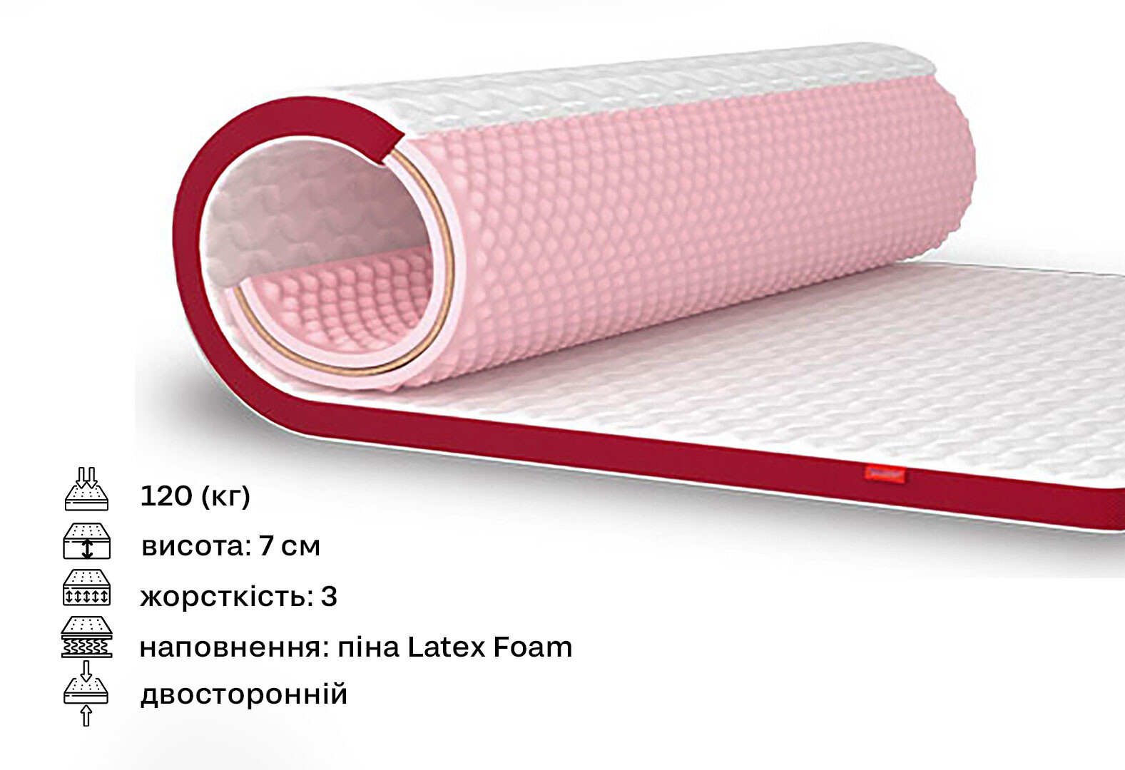 Фото 2 - Матрац Гранат Кокос / Granat Cocos (серія Flip) 160х200 Matroluxe