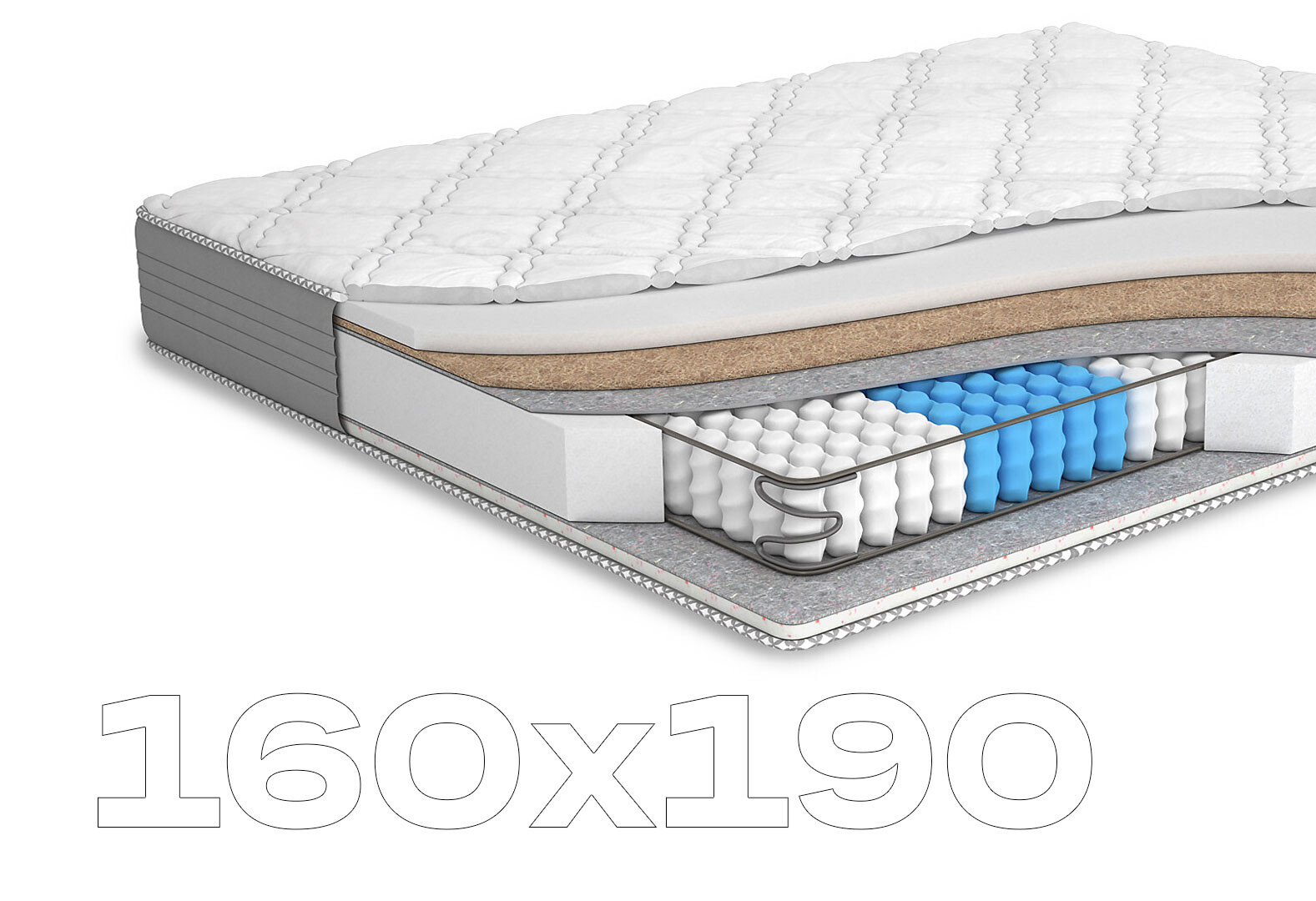 Фото 1 - Матрац Хані / Honey (серія Yellow) 160х190 Matroluxe