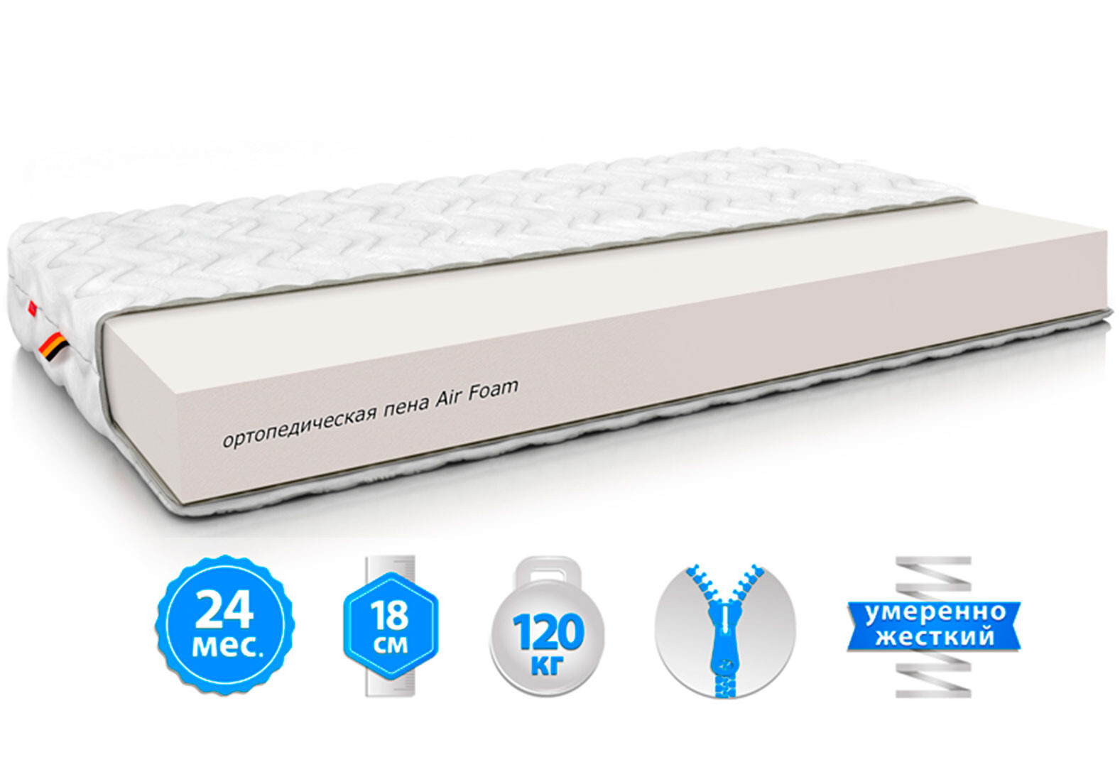 Фото 4 - Матрац Brugge / Брюгге (серія Belgian Technologies) 140х200 Matroluxe