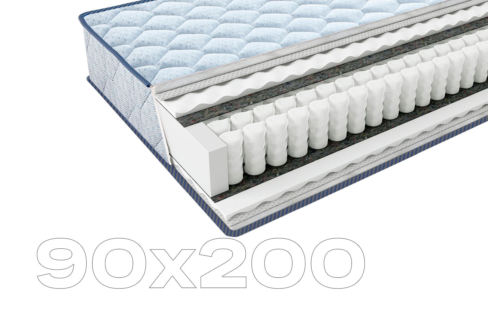 Фото 1 - Матрас Фридом Покет / Freedom Pocket 90х200 ЕММ