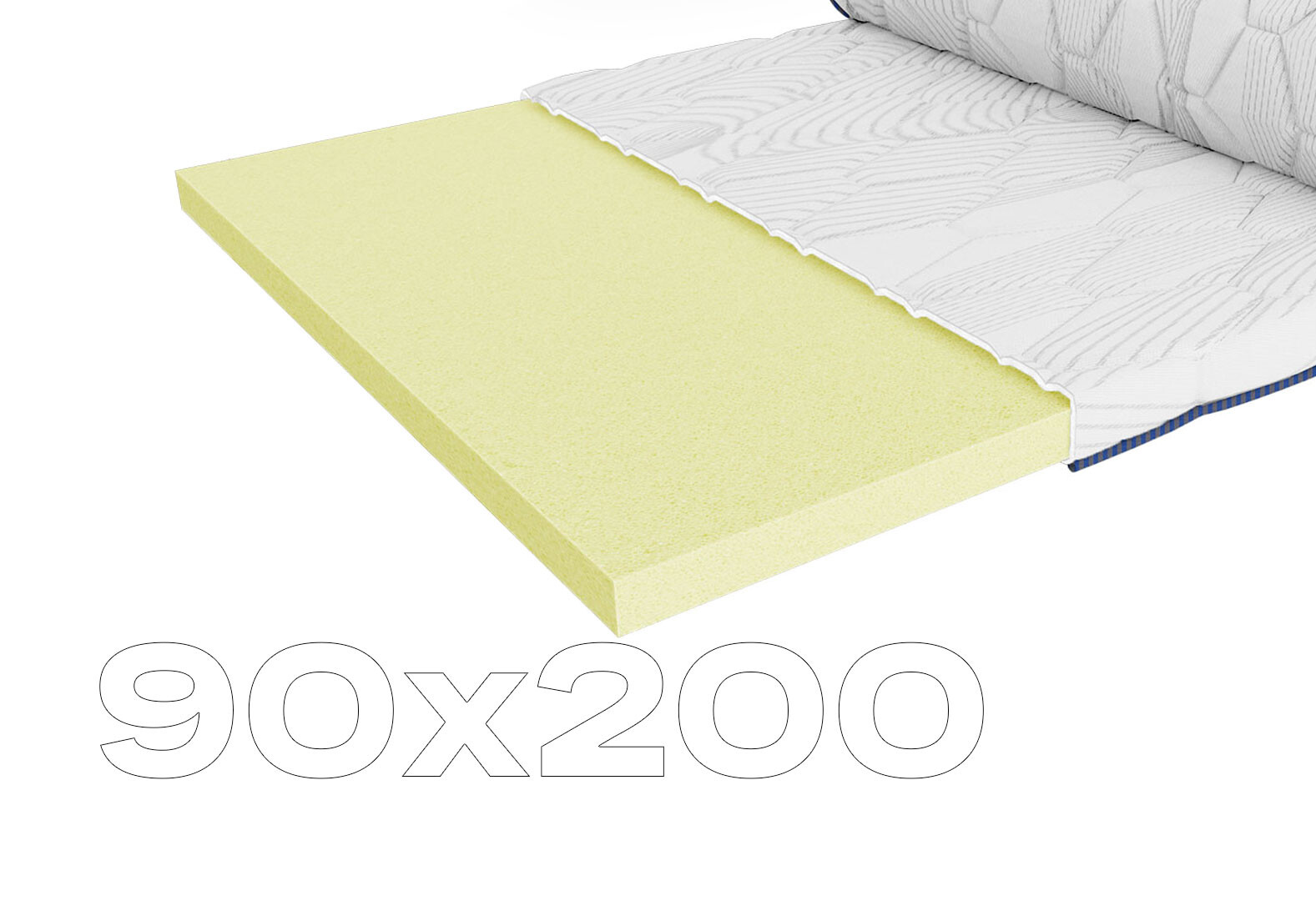 Фото 1 - Матрас Фридом Мини / Freedom Mini (скрученный) 90х200 ЕММ