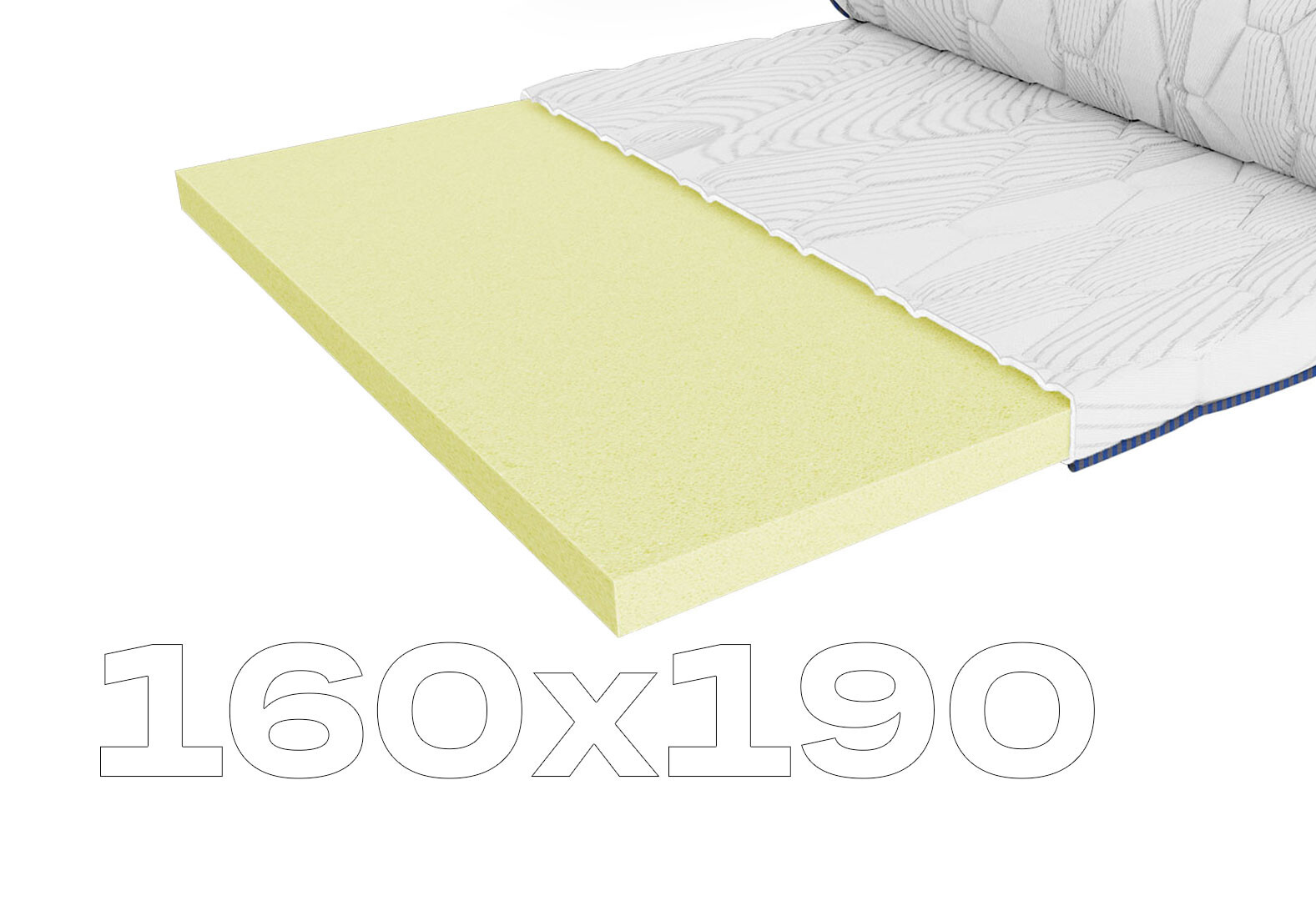 Фото 1 - Матрац Фрідом Міні / Freedom Mini (скручений) 160х190 ЕММ