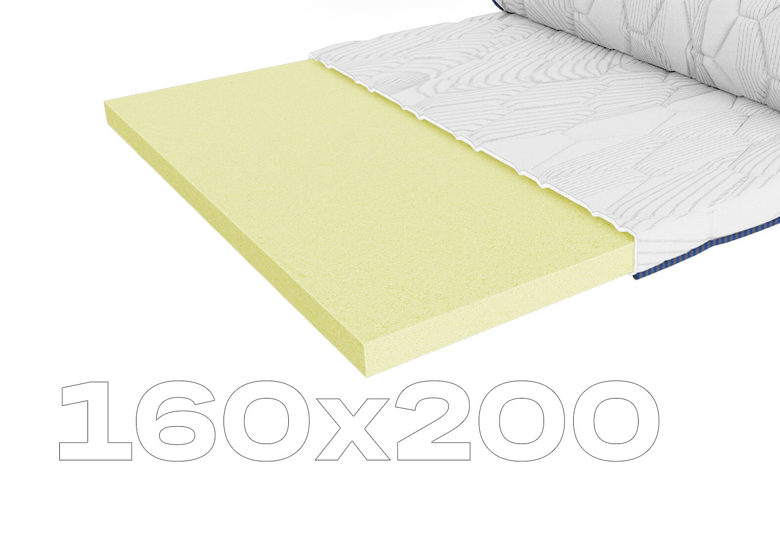 Фото 1 - Матрац Фрідом Міні / Freedom Mini (скручений) 160х200 ЕММ